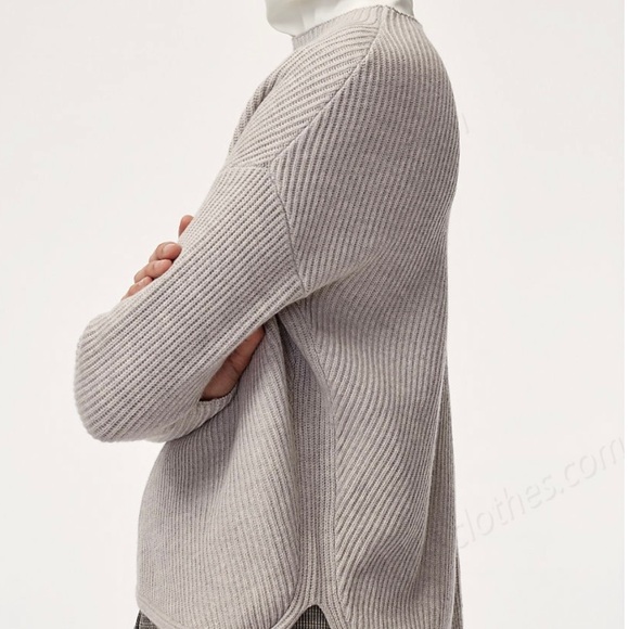 Babaton Chalmers Sweater in Heather Light Gray - Picture 4 of 16